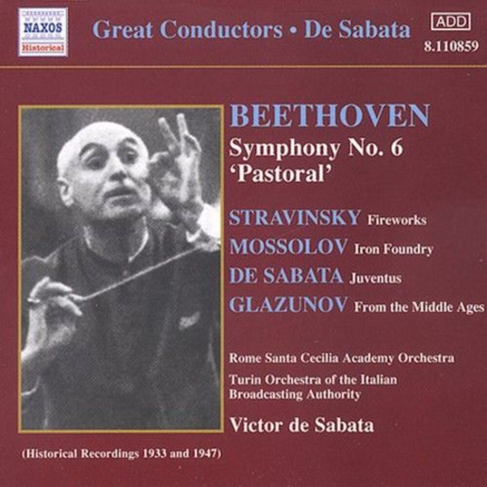 De Sabata / Beethoven / Stravinsky / Glazunov - Great Conductors  CD